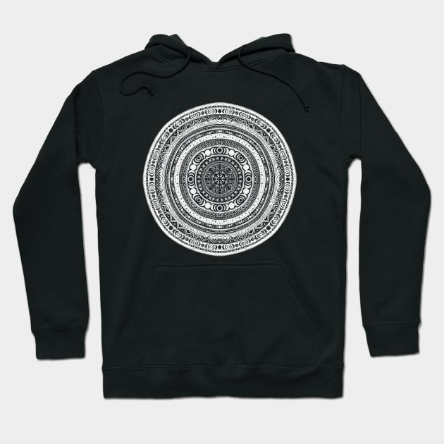 Moon Mandala Hoodie by bubbsnugg